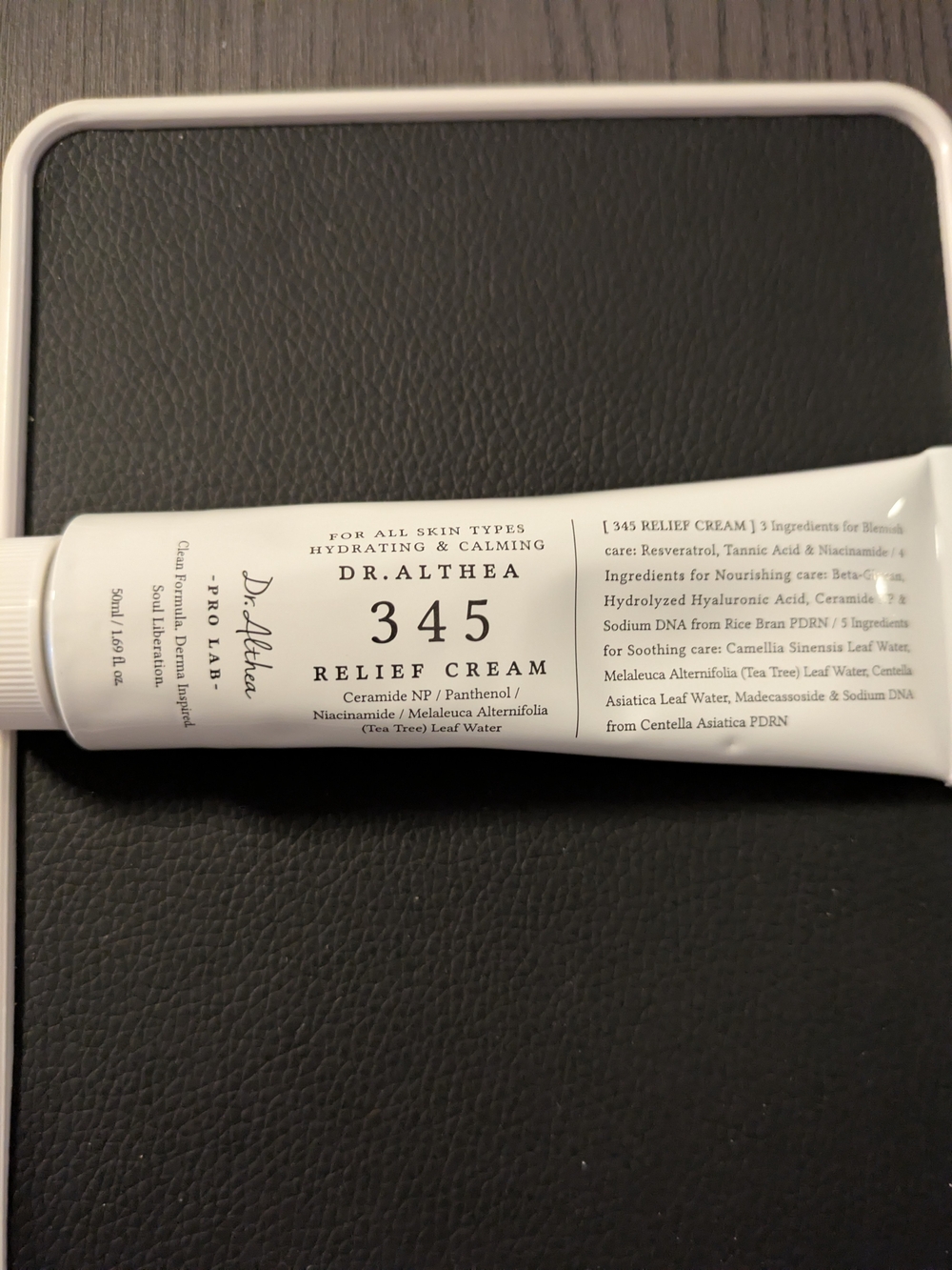 345 Relief Cream - White Hydrating & Calming Moisturizer